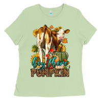 Matcha Hey There Pumpkin Fall Ladies Tee - LillyAllenDesigns
