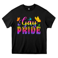 Black Gay Pride With Butterfly Heavy Core Tee - BundleAndBundleShop
