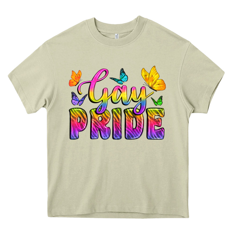 Gay Pride With Butterfly Heavy Core Tee by BundleAndBundleShop | Teevron