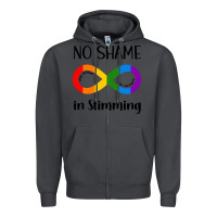 Smoke no Shame Stimming Zipper Hoodie - CowhideDigitalArt