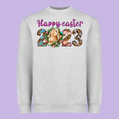 Happy Easter 2023 Heavyweight Sweatshirt Designed By Bundleandbundleshop