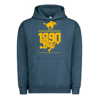 Pigment Midnight Navy steel ball run 1890 Urban Hoodie - lanVoArt