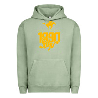 Pigment Oil Green steel ball run 1890 Urban Hoodie - lanVoArt