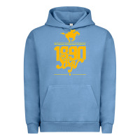 Pigment Pebble Blue steel ball run 1890 Urban Hoodie - lanVoArt