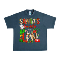 Midnight Navy santa's favorite lpn Urban Heavy Tee - texasbilliewilder