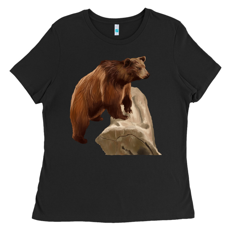 California Grizzly Bear Ladies Tee by RanaPortraitStore | Teevron