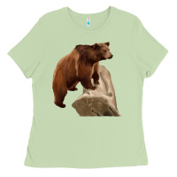 Matcha California Grizzly Bear Ladies Tee - RanaPortraitStore