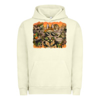 Pigment Pistachio camouflage bunny background Urban Hoodie - BarkalooDesign