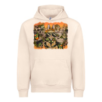 Sandshell camouflage bunny background Urban Hoodie - BarkalooDesign