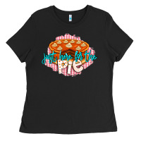 Black Just Here For The Pie Ladies Tee - LillyAllenDesigns