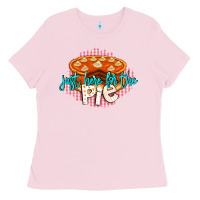 Bubblegum Pink Just Here For The Pie Ladies Tee - LillyAllenDesigns