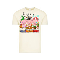Vintage Arctic happy hallothanksmas pigs Vintage Tee - texasbilliewilder