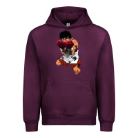 Mauve Wine ippo makunouchi Urban Hoodie - lanVoArt