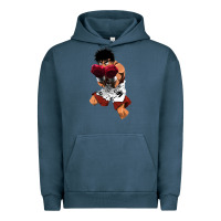 Pigment Midnight Navy ippo makunouchi Urban Hoodie - lanVoArt
