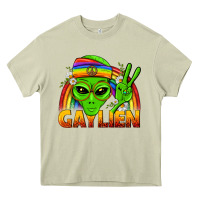 Mossy Gaylien LGBTQ Pride Heavy Core Tee - BundleAndBundleShop