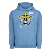 Pigment Pebble Blue parappa Urban Hoodie - lanVoArt
