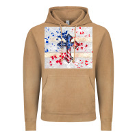 Vintage Camel 4th of july flag cross Vintage Hoodie - TumblerDesignByShophia