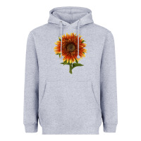 Heather Grey The  Sunflower Heavyweight Hoodie - LillyAllenDesigns