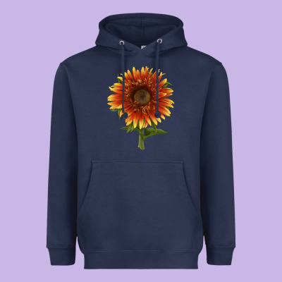 The  Sunflower Heavyweight Hoodie Designed By Lillyallendesigns
