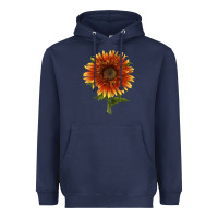 Navy The  Sunflower Heavyweight Hoodie - LillyAllenDesigns