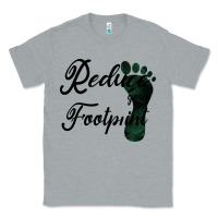 Heather Grey Climate Change Reduce Your Carbon Footprint Gift Classic Tee - Bettercallsaul