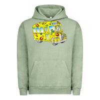 Pigment Oil Green the magic school bus Urban Hoodie - lanVoArt