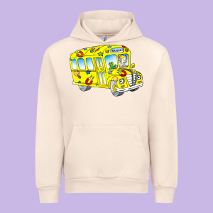 The Magic School Bus Urban Hoodie Designed By Lanvoart