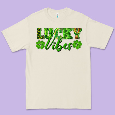 Lucky Vibes Premium Tee Designed By Ranaportraitstore