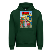 Forest Green drawn together Urban Hoodie - lanVoArt