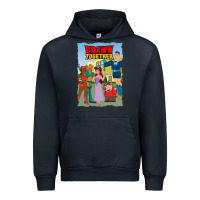 Navy drawn together Urban Hoodie - lanVoArt