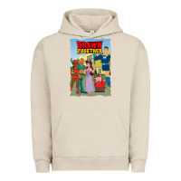 Pigment French Oak drawn together Urban Hoodie - lanVoArt