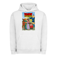 Pigment Lunar Rock drawn together Urban Hoodie - lanVoArt