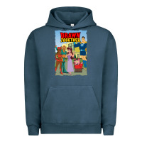 Pigment Midnight Navy drawn together Urban Hoodie - lanVoArt