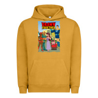 Pigment Peanut Butter drawn together Urban Hoodie - lanVoArt