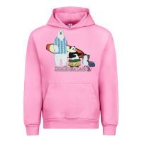 Fuchsia Pink shirokuma cafe Urban Hoodie - lanVoArt