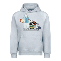 Heather Grey shirokuma cafe Urban Hoodie - lanVoArt