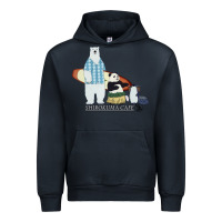 Navy shirokuma cafe Urban Hoodie - lanVoArt