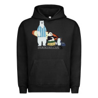 Pigment Black shirokuma cafe Urban Hoodie - lanVoArt