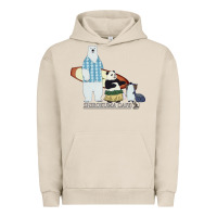 Pigment French Oak shirokuma cafe Urban Hoodie - lanVoArt