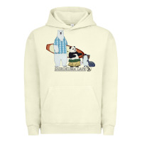 Pigment Pistachio shirokuma cafe Urban Hoodie - lanVoArt