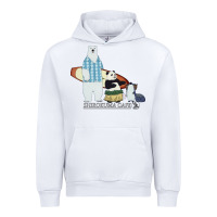 White shirokuma cafe Urban Hoodie - lanVoArt