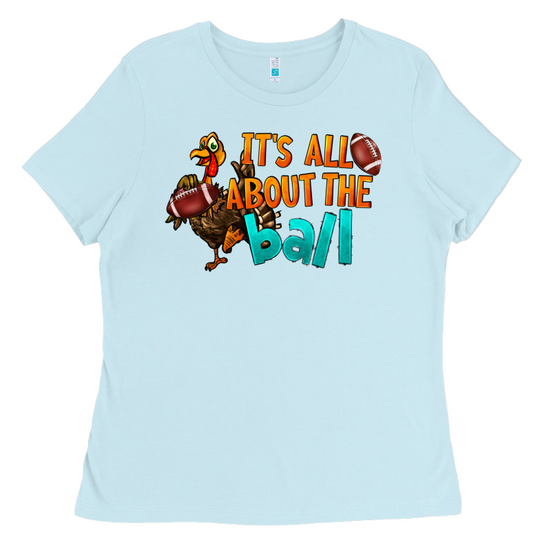 It's All About The Ball Ladies Tee by LillyAllenDesigns | Teevron