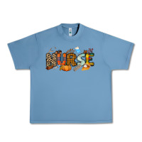 Pebble Blue Fall Nurse Urban Heavy Tee - NancyCooperArtShop