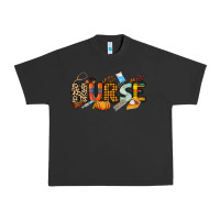 Pigment Black Fall Nurse Urban Heavy Tee - NancyCooperArtShop