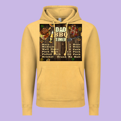 Dad Bbq Timer Vintage Hoodie Designed By Tumblerdesignbyshophia