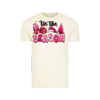 Vintage Arctic Pink 'tis the season Christmas Vintage Tee - texasbilliewilder