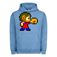 Pigment Pebble Blue alex kidd 1 Urban Hoodie - lanVoArt