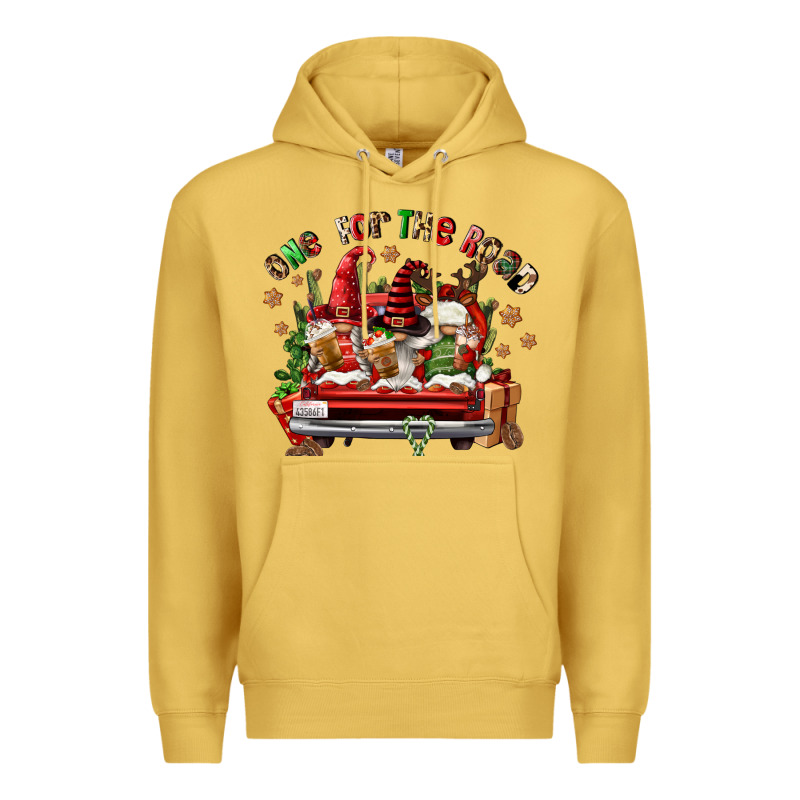 One For The Road Coffee Premium Hoodie by FaDigitalArtStudio | Teevron