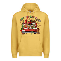 Antique Gold one for the road coffee Premium Hoodie - FaDigitalArtStudio