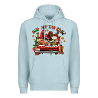 Blue Mist one for the road coffee Premium Hoodie - FaDigitalArtStudio